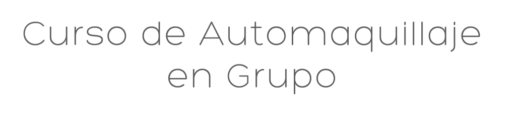 Curso de automaquillaje en grupo